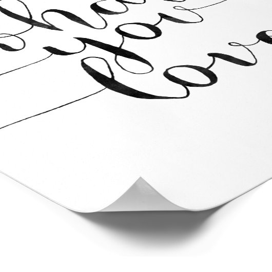 Tun Sie, was Sie Liebe Poster (Ecke)