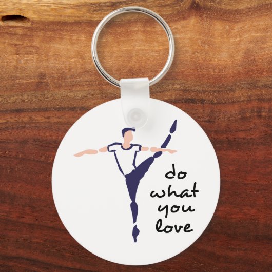 Tun Sie, was Sie Liebe Schlüsselanhänger (Vorderseite)