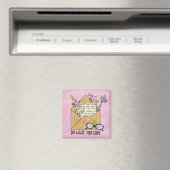 Tun Sie, was Sie Liebe Wildblumen Schmetterlinge B Magnet (In Situ (Geschirrspüler))
