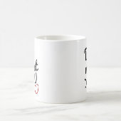 Tun Sie, was Sie Liebe-Zitat-Tasse Kaffeetasse (Mittel)