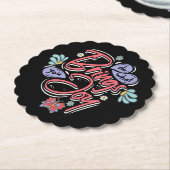 Tun Sie, was Sie zu Joy Floral und Butterfly Zitat Untersetzer (angewinkelt)