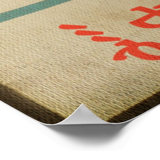 Tun Sie, wie Sie angewiesen sind Poster (Ecke)