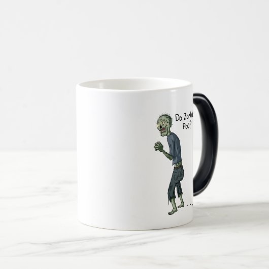 Tun Sie Zombies Poo Tasse (VorderseiteRechts)