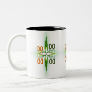 tun und tun. zweifarbige tasse