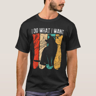 tun, was ich meiner Katze Vintage schwarze Tasse g T-Shirt