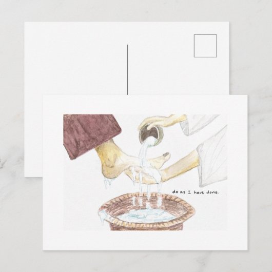 tun, wie ich Postkarte (Vorne/Hinten)