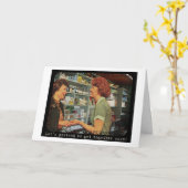 Tun wir so, als käme man zusammen mit einer Grußka Karte (Gelbe Blume)