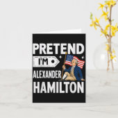 Tun wir so als ob ich Alexander Hamilton wäre Einf Karte (Gelbe Blume)