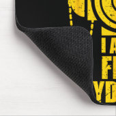 Tun wir so als ob ich ein Hydrant wäre Faules Hall Mousepad (Ecke)