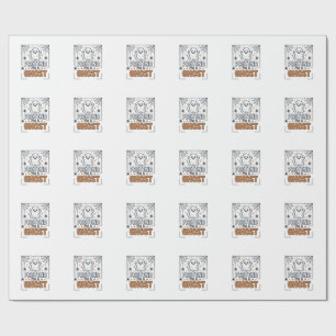 Tun wir so als ob ich ein süßer Halloween-Geist bi Geschenkpapier