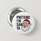 Tun wir so, als wäre ich der Weihnachtsmann - Lust Button (Vorne & Hinten)