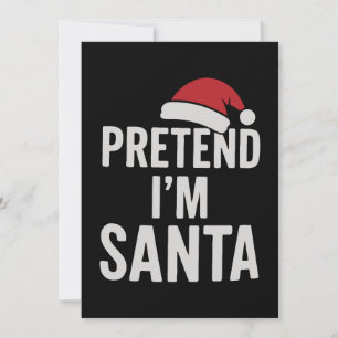 Tun wir so, als wäre ich der Weihnachtsmann - Lust Einladung