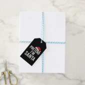 Tun wir so, als wäre ich der Weihnachtsmann - Lust Geschenkanhänger (Mit Garn)