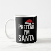 Tun wir so, als wäre ich der Weihnachtsmann - Lust Kaffeetasse (Links)