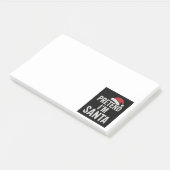 Tun wir so, als wäre ich der Weihnachtsmann - Lust Post-it Klebezettel (angewinkelt)