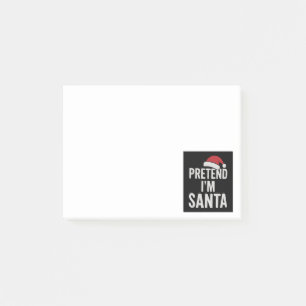 Tun wir so, als wäre ich der Weihnachtsmann - Lust Post-it Klebezettel