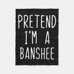 Tun wir so als wäre ich ein Banshee-Kostüm Hallowe Fleecedecke