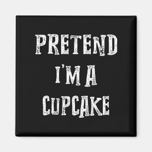 Tun wir so, als wäre ich ein Cupcake-Halloween-Kos Magnet