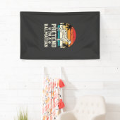 Tun wir so, als wäre ich ein Dalmatiner Retro-Hund Banner (Insitu)