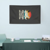 Tun wir so, als wäre ich ein Dalmatiner Retro-Hund Banner (Messeveranstaltung)