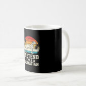 Tun wir so, als wäre ich ein Dalmatiner Retro-Hund Kaffeetasse (VorderseiteRechts)