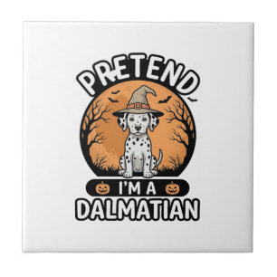 Tun wir so, als wäre ich ein dalmatinischer Hallow Fliese