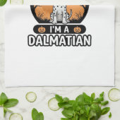 Tun wir so, als wäre ich ein dalmatinischer Hallow Geschirrtuch (Gefaltet)