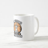 Tun wir so, als wäre ich ein dalmatinischer Hallow Kaffeetasse (VorderseiteRechts)