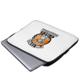 Tun wir so, als wäre ich ein dalmatinischer Hallow Laptopschutzhülle (Vorne Knopf)