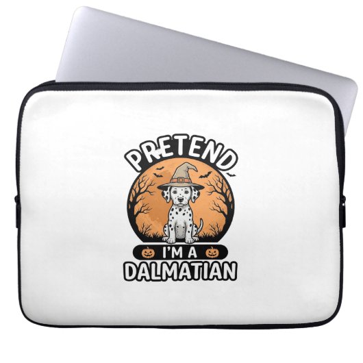Tun wir so, als wäre ich ein dalmatinischer Hallow Laptopschutzhülle (Vorderseite)