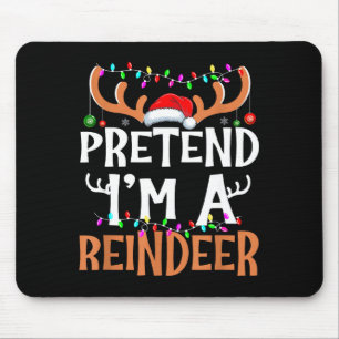 Tun wir so, als wäre ich ein faules Rentier Herren Mousepad