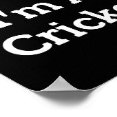 Tun wir so, als wäre ich ein Grillen-Kostüm Lustig Poster (Ecke)