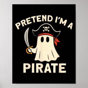 Tun wir so, als wäre ich ein lustiges Halloween-Ge Poster