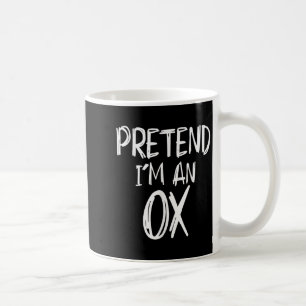 Tun wir so, als wäre ich ein Ochsenkostüm Hallowee Kaffeetasse