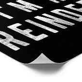 Tun wir so als wäre ich ein Renntier-Shirt Männer Poster (Ecke)