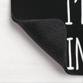 Tun wir so als wäre ich ein Rentier Einfaches Weih Mousepad (Ecke)