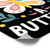 Tun wir so, als wäre ich ein Schmetterling Lustige Poster (Ecke)