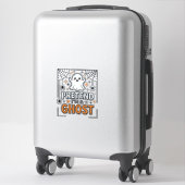 Tun wir so als wäre ich ein süßer Halloween-Geist Aufkleber (Koffer)