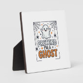 Tun wir so als wäre ich ein süßer Halloween-Geist Fotoplatte (Vorderseite)