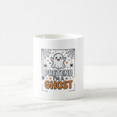 Tun wir so als wäre ich ein süßer Halloween-Geist Kaffeetasse (Mittel)
