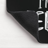 Tun wir so, als wäre ich ein Zebrakostüm Halloween Mousepad (Ecke)