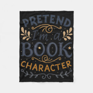Tun wir so, als wäre ich eine Buchfigur Literarisc Fleecedecke