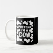 Tun wir so, als wäre ich eine Kuh Lustiges Hallowe Kaffeetasse (Links)