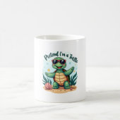 Tun wir so, als wäre ich eine Schildkröte Hallowee Kaffeetasse (Mittel)