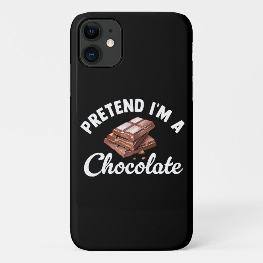 Tun wir so, als wäre ich eine Schokoladentafel Case-Mate iPhone Hülle (Rückseite)