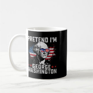 Tun wir so, als wäre ich George Washington Vintage Kaffeetasse