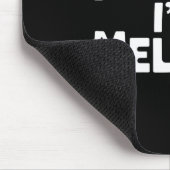 Tun wir so, als wäre ich Melania Einfaches Hallowe Mousepad (Ecke)