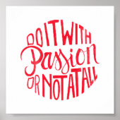 Tun wird Leidenschaft Poster (Vorne)