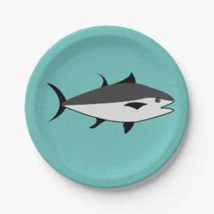 Tuna-Fischliebhaber Tuna Pappteller