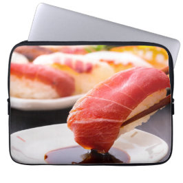 Tuna Moment – Laptop Sleeve with Sushi Photo Art